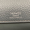 HERMÈS 愛馬仕 MESSENGER 29 肩背包 牛皮 灰綠色 銀釦