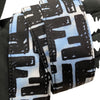 FENDI 芬迪 Baguette MINI 法棍包 肩背包 尼龍 老花 粉藍色 金釦