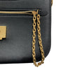 LOUIS VUITTON 路易威登 M53382 VERY MESSENGER 側背包 皮革 老花 黑色