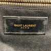 SAINT LAURENT 聖羅蘭 354118 CASSANDRE CHAIN BAG 荔枝皮革 鍊帶 肩背包 黑