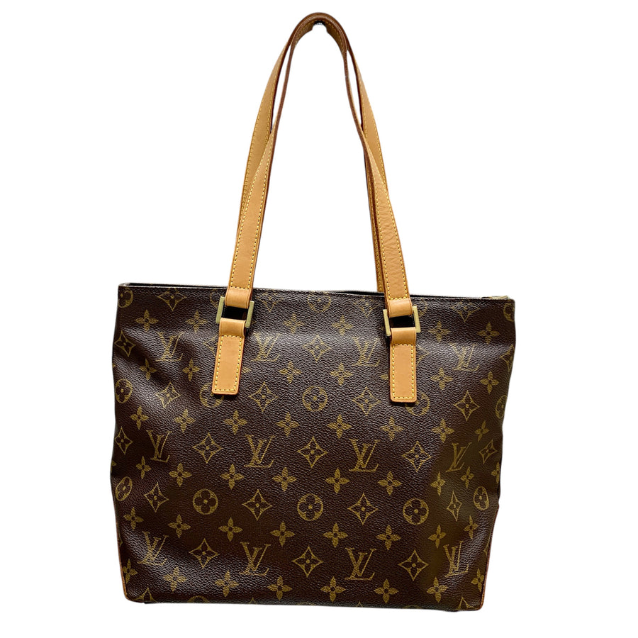 Louis Vuitton 路易威登 M51148 CABAS PIANO PVC帆布 手提肩背包 棕色經典老花