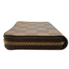LOUIS VUITTON N63070 Zippy Coin Purse 零錢包 PVC帆布 棋盤格 棕色 金釦