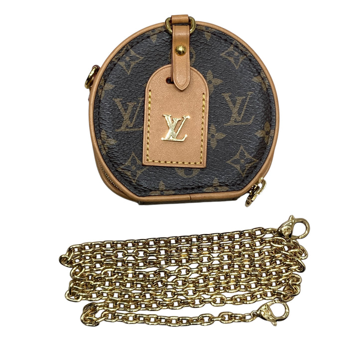 LOUIS VUITTON 路易威登 M68570 BOITE CHAPEAU MINI PVC帆布 肩背包 棕色老花
