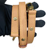 LOUIS VUITTON 路易威登 M81098 LOOP 月亮包/彎月包 PVC帆布 老花 棕色 金釦