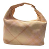 BURBERRY 巴寶莉 8082046 Medium Peg Duffel Bag 尼龍 手提包 米黃 粉色