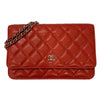 CHANEL 香奈兒 CLASSIC FLAP WOC 經典翻蓋WOC 荔枝牛皮 肩背包 紅色