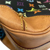 LOUIS VUITTON 路易威登 M40196 Greta Multicolore PVC帆布 肩背包 黑三彩