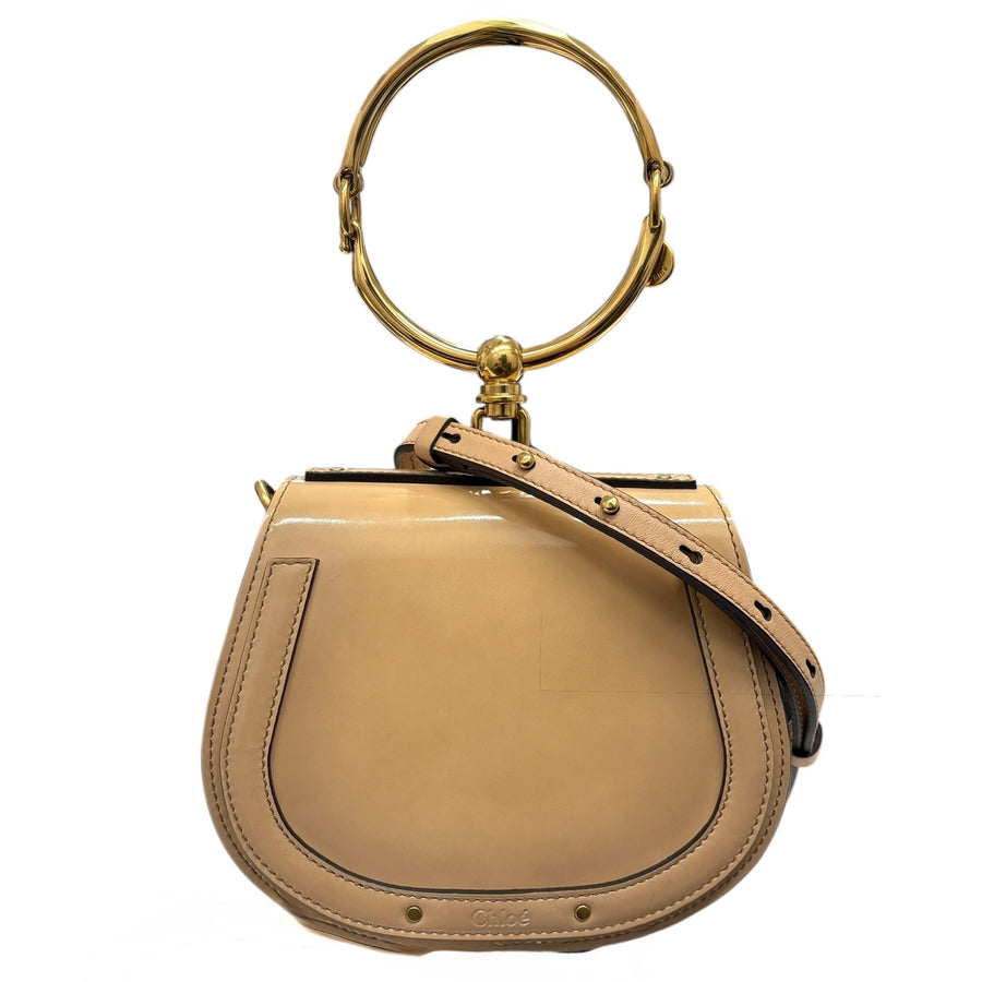 CHLOE 蔻依 Nile bag 手提包 皮革 奶茶色 金釦
