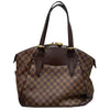 LOUIS VUITTON 路易威登 VERONA MM 棋盤格肩背包 PVC帆布 棋盤格 棕色 金釦