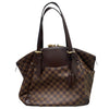LOUIS VUITTON 路易威登 VERONA MM 棋盤格肩背包 PVC帆布 棋盤格 棕色 金釦