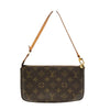 LOUIS VUITTON 路易威登 M51980 Pochette Accessoires 麻將包 腋下包 肩背包 PVC帆布 棕色老花 金釦