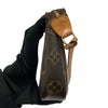 LOUIS VUITTON 路易威登 M51980 Pochette Accessoires 麻將包 腋下包 肩背包 PVC帆布 棕色老花 金釦