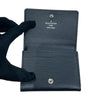 LOUIS VUITTON 路易威登 M56169 ENVELOPPE CARTE DE VISITE 水波紋名片夾 EPI皮革 黑色 銀釦