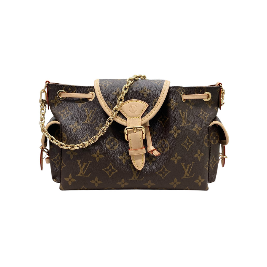 LOUIS VUITTON 路易威登 M25085 2025 早秋系列  ODYSSÉE 側背手提包 帆布 棕色 金釦