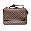 LOUIS VUITTON 路易威登 M12142 SHELTON MM 側背包 PVC帆布 棋盤格 棕色 金釦