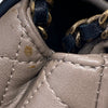 CHANEL 香奈兒 肩背包 2015/2016 秋冬系列 Tricolor Quilted Small Double Flap Bag  黑/灰褐/棕 復古金釦