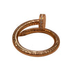 CARTIER 卡地亞 Juste un Clou CRB4094800 釘子系列 #49 戒指 18K PG 帶鑽
