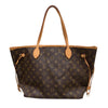 LOUIS VUITTON 路易威登 NEVERFULL MM MONOGRAM PVC帆布 托特包 棕色