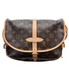LOUIS VUITTON 路易威登 Saumur 30 肩背包 馬鞍包 M42256 PVC帆布 金釦