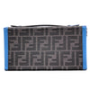 FENDI 芬迪 側背包 Baguette Soft Trunk 7VA565 老花 藍色 銀釦
