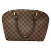 LOUIS VUITTON 路易威登 N51282 Sarria Horizontal 手提包 棋盤格 棕色 金釦