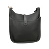 HERMES 愛馬仕 EVELYNE29 黑色 銀釦