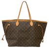 LOUIS VUITTON 路易威登 M40157 NEVERFULL GM MONOGRAM 托特包 PVC帆布 老花 棕色 金釦
