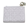 DIOR 迪奧 Lady Dior Dahlia 短夾 羊皮 粉色 金釦