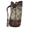 GUCCI 古馳 水桶包 550620 PVC帆布 老花 金釦