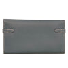HERMES 愛馬仕 Kelly Long Wallet 🄼刻 長夾 Epsom皮 牛仔藍 金釦