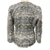 CHANEL 香奈兒 2018 SPRING-SUMMER FANTASY TWEED COLLARLESS JACKET  藍白幻彩緞帶斜紋軟呢無領外套