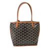 GOYARD 高雅德 ANJOU MINI 翻轉雙面 購物包 老花/棕色 銀釦