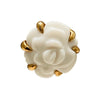 CHANEL 香奈兒 山茶花系列耳釘 18K 白陶瓷