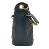 CHANEL 香奈兒 Vintage  肩背包 魚子醬牛皮 HOBO 黑色 金釦