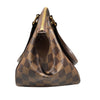 LOUIS VUITTON 路易威登 DAMIER EBENE VERONA PM 棕色 帆布 金釦