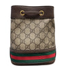 GUCCI 古馳 水桶包 550620 PVC帆布 老花 金釦