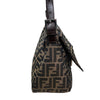 FENDI 芬迪 Zucca Mamma Baguette 法棍包 腋下包 帆布 棕色 銀釦