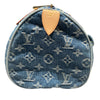 LOUIS VUITTON 路易威登 NEO SPEEDY 藍色 丹寧布  金釦