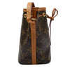 LOUIS VUITTON 路易威登 M41346 Nano Noé 迷你水桶包 PVC 老花 棕色 金釦