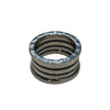 BVLGARI 寶格麗 346594 B.ZERO1 FOUR BANDS RING SIZE:51 18K 戒指 銀色 WG