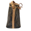 LOUIS VUITTON 路易威登 NANO NOÉ  深棕色 帆布 金扣