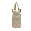 DIOR 迪奧 MINI LADY DIOR 白色 羊皮 淡金色