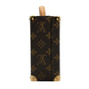 LOUIS VUITTON 路易威登 M92477 TAKASHI MURAKAMI 棕色經典老花 PVC 村上隆合作款 珠寶盒 化妝包 手提包