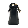 CHANEL 香奈兒 Vintage  肩背包 魚子醬牛皮 HOBO 黑色 金釦