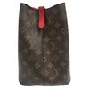 LOUIS VUITTON NÉONOÉ MM 水桶包  深棕色 帆布 金釦