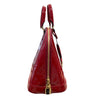 LOUIS VUITTON 路易威登 Monogram Vernis Alma PM M91770 漆皮 紅色 金釦