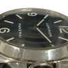 PANERAI 沛納海 LUMINOR BASE 44mm 手動上鍊機械腕錶 PAM00112 不鏽鋼 黑色/銀色