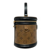 LOUIS VUITTON 路易威登 M43986 MONOGRAM REVERSE CANNES 發財桶 手提包 側背包 PVC 老花 棕色 金釦
