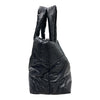 CHANEL 香奈兒  COCO COCOON REVERSIBLE TOTE MM A48611 尼龍托特包 黑色 銀釦