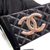 CHANEL 香奈兒 01450 94305 經典菱格紋 雙C LOGO 壓克力 太陽眼鏡 黑色 金釦
